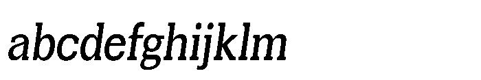 Mondly Semi Bold Condensed Slanted FONT