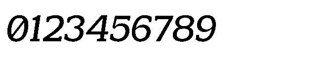 Mondly Semi Bold Slanted Font OTHER CHARS