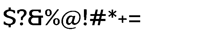 Mondly Semi Bold Font OTHER CHARS