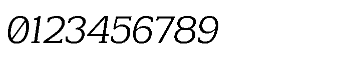 Mondly Slanted Font OTHER CHARS