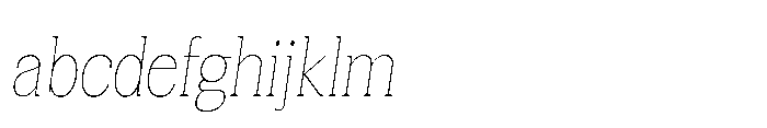 Mondly Thin Condensed Slanted FONT