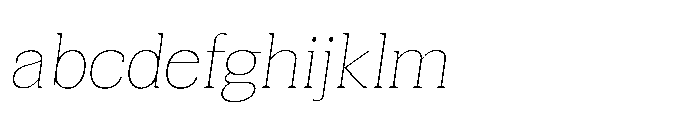 Mondly Thin Slanted FONT