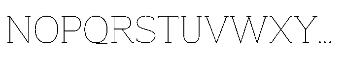 Mondly Thin Font UPPERCASE