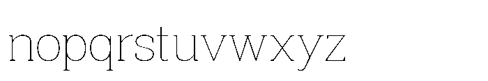 Mondly Variable Thin Font LOWERCASE