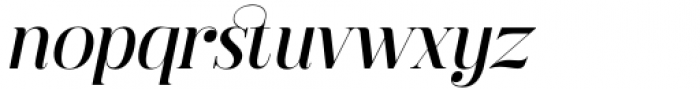 Monema Italic Font LOWERCASE