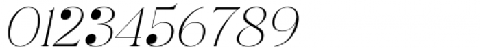 Monema Thin Italic Font OTHER CHARS