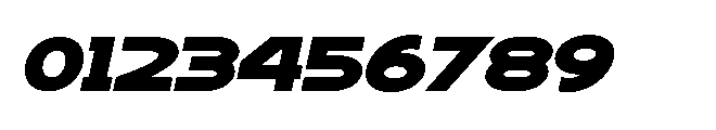 Monesa Display Slant Regular Font OTHER CHARS