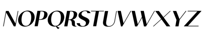 Moneta Sans Black Italic Font UPPERCASE