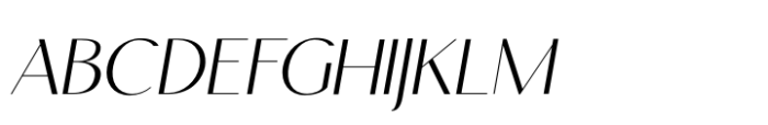 Moneta Sans Italic Font UPPERCASE