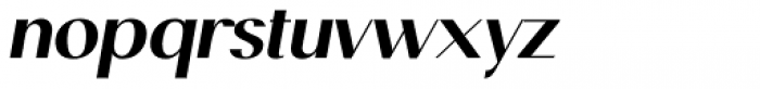 Moneta™ Sans Oblique Black Font LOWERCASE