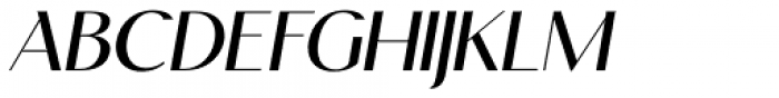 Moneta™ Sans Oblique Bold Font UPPERCASE