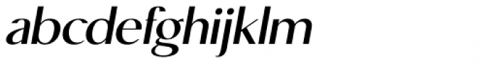 Moneta™ Sans Oblique Bold Font LOWERCASE