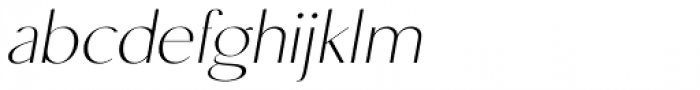 Moneta™ Sans Oblique Light Font LOWERCASE