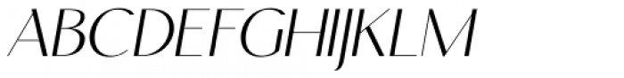 Moneta™ Sans Oblique Regular Font UPPERCASE