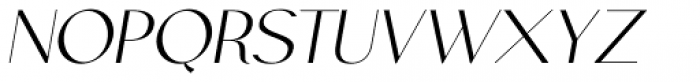 Moneta™ Sans Oblique Regular Font UPPERCASE