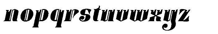 Monevilcy Italic Font LOWERCASE