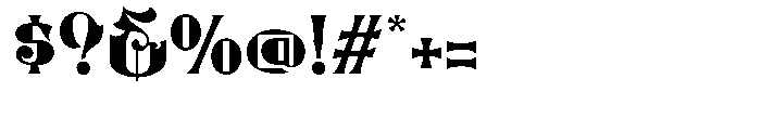 Monevilcy Regular Font OTHER CHARS