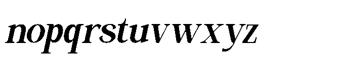 Monexsa Oblique Font LOWERCASE