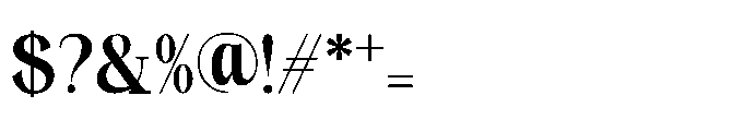 Monexsa Regular Font OTHER CHARS