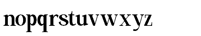 Monexsa Regular Font LOWERCASE