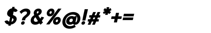 Monfishyer Extra Bold Italic Font OTHER CHARS
