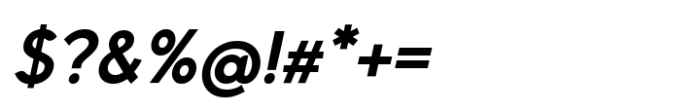 Monfishyer Semi Bold Italic Font OTHER CHARS