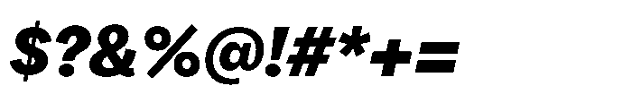 Mongallard Black Italic Font OTHER CHARS