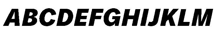 Mongallard Black Italic Font UPPERCASE