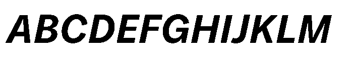 Mongallard Bold Italic Font UPPERCASE