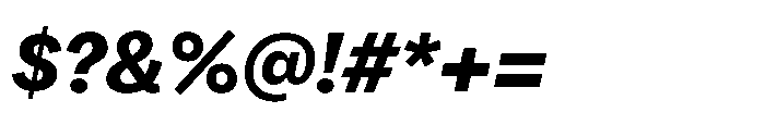Mongallard Extra Bold Italic Font OTHER CHARS