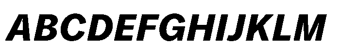 Mongallard Extra Bold Italic Font UPPERCASE