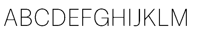 Mongallard Extra Light Font UPPERCASE