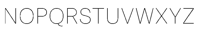 Mongallard Thin Font UPPERCASE