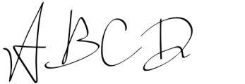 Mongoill Signature Signature Script Font UPPERCASE