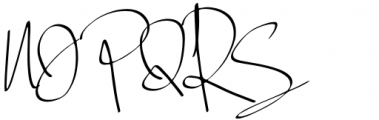 Mongoill Signature Signature Script Font UPPERCASE