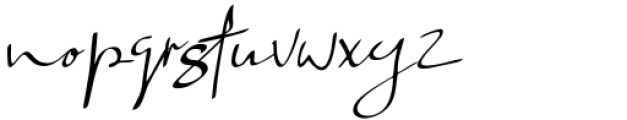 Mongoill Signature Signature Script Font LOWERCASE