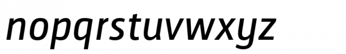 Monia Medium Italic Font LOWERCASE