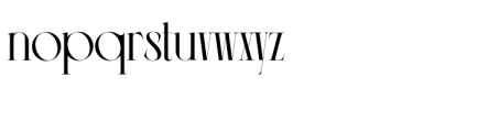 Monico Font LOWERCASE