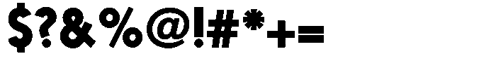 Monino Pro Black Font OTHER CHARS