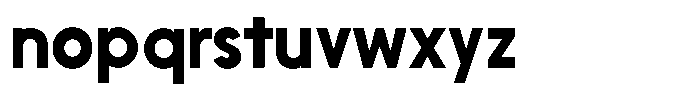 Monino Pro Bold Font LOWERCASE