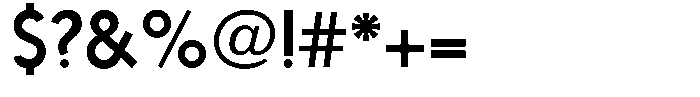 Monino Pro Normal Font OTHER CHARS