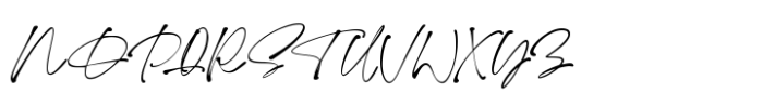 Monita Signature Regular Font UPPERCASE