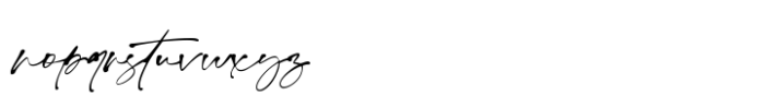 Monita Signature Regular Font LOWERCASE