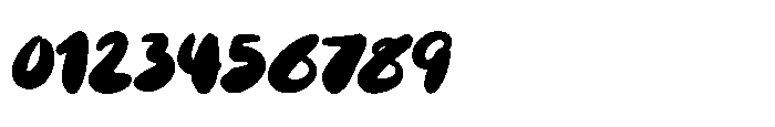 Monkey Brush Font OTHER CHARS
