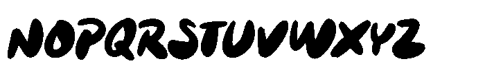 Monkey Brush Font LOWERCASE