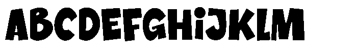 Monkey Dancing Font UPPERCASE