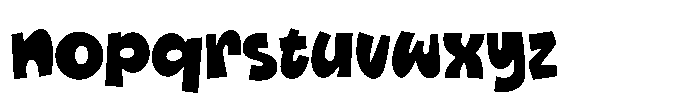 Monkey Dancing Font LOWERCASE