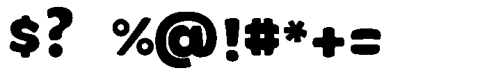 Monkey Rads Black Font OTHER CHARS