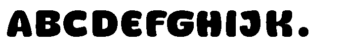 Monkey Rads Black Font UPPERCASE