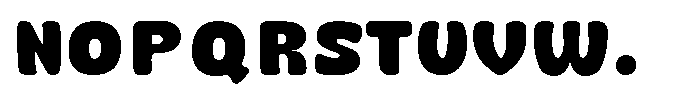 Monkey Rads Black Font UPPERCASE